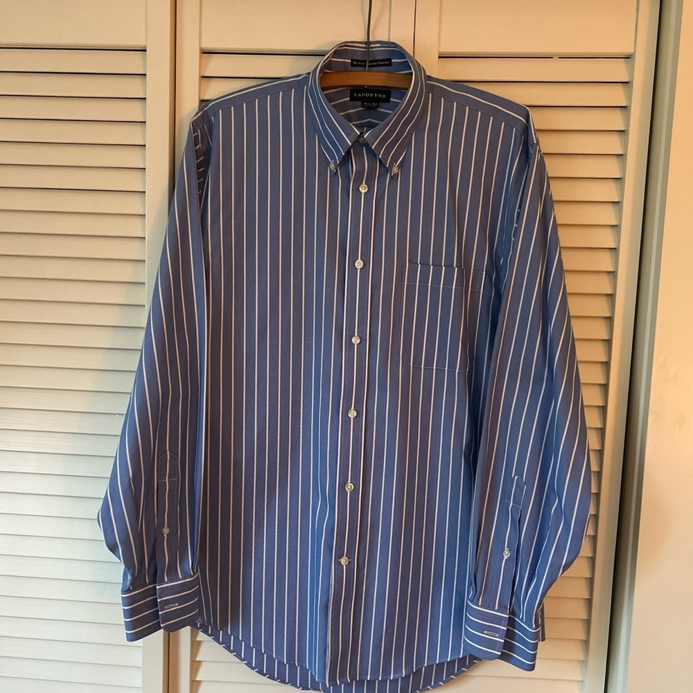 Men’s Lands End Oxford Button Down Shirt